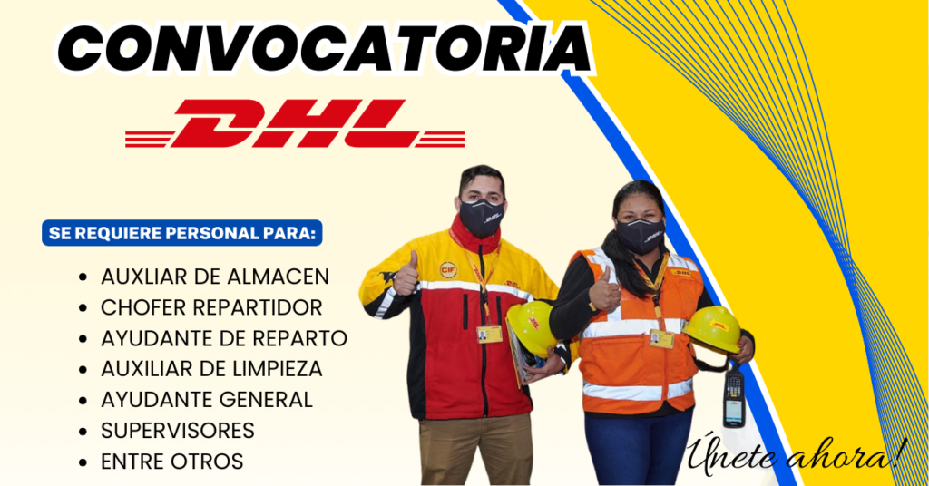 🌟 ÚNETE A DHL EXPRESS💼🌍✈️✨